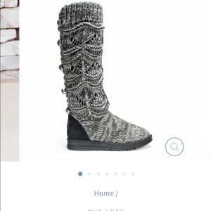 Muk Luks tall sweater boots